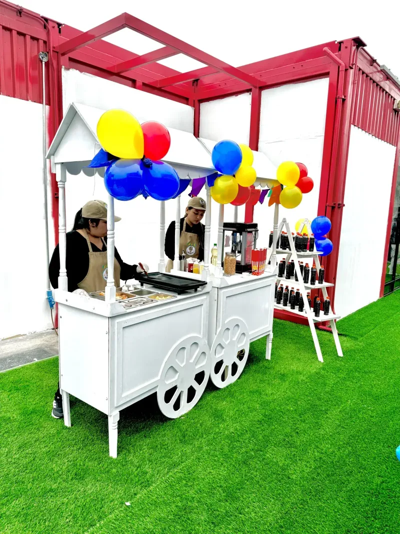 Carritos snacks en evento Un Bocadito Perú